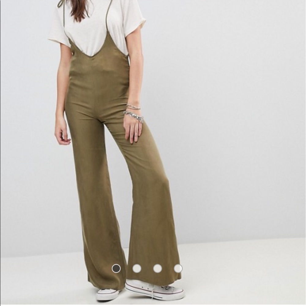 honey punch pinnafore jumpsuit